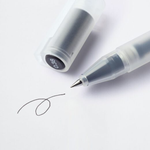 Muji Productfoto muji 038 zwarte gel-inktpen